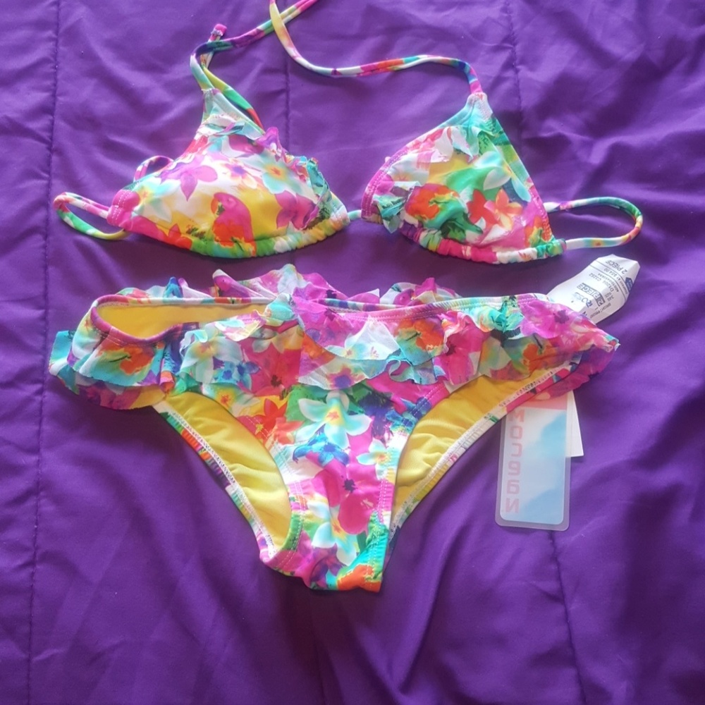 Colorful bathing suitClosing Poshmark on Saturday